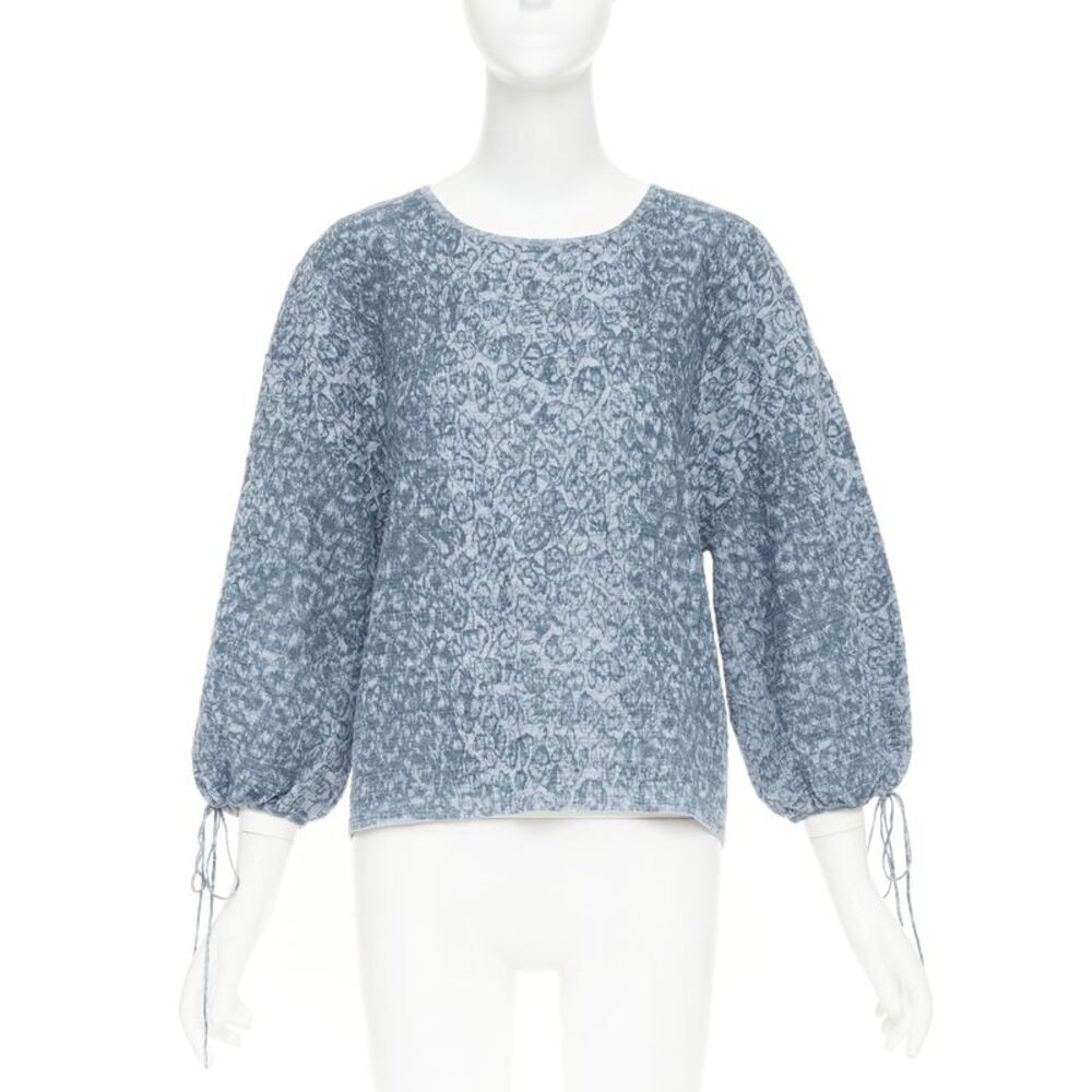 Chanel 2013 Blue Floral Sweater